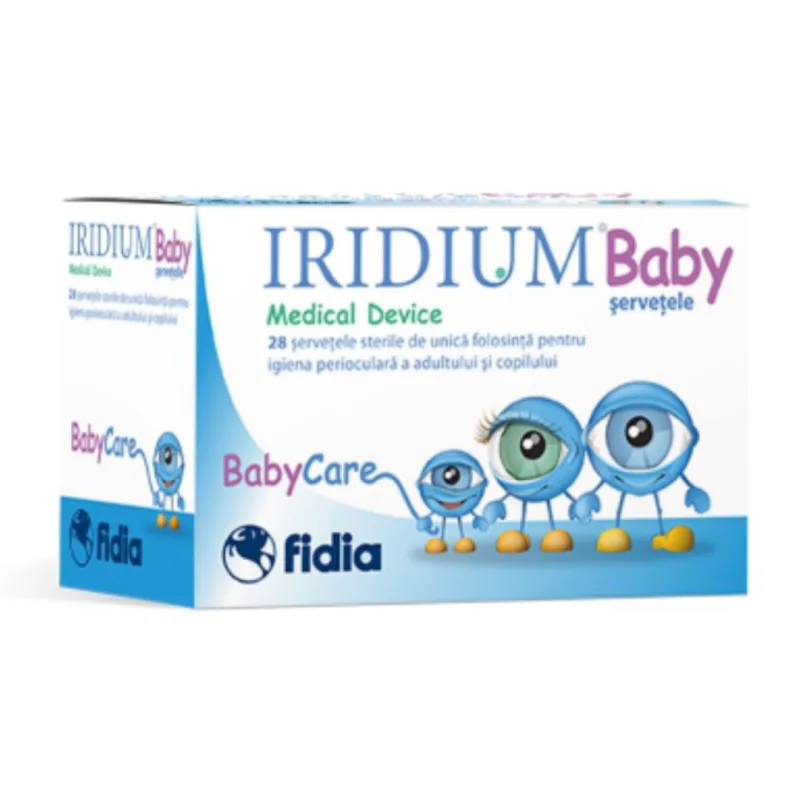 Servetele sterile Iridium Baby, 28bucati, Fidia Farmaceutici — preț și oferte