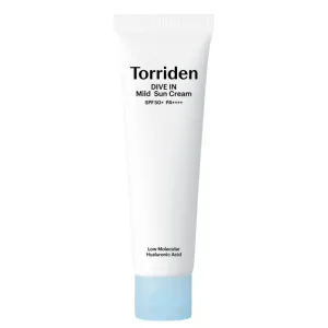 Crema de fata Hyaluronic Acid SPF50+ PA++++ Mild Dive In, 60ml, Torriden