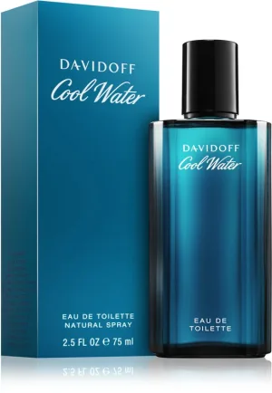 Apa de toaleta pentru barbati Cool Watter, 75ml, Davidoff