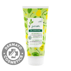 Gel pentru corp si par aroma pere, 200 ml, Klorane Junior