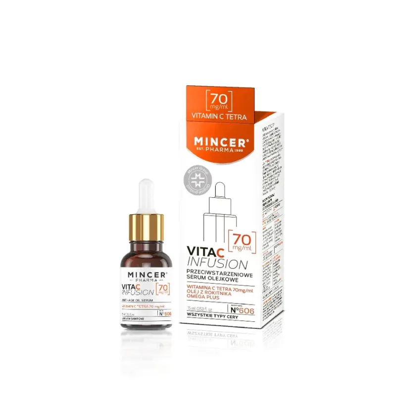 Ser anti-imbatranire Vitamina C Infusion, 15ml, Mincer Pharma — preț și oferte