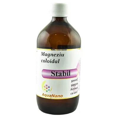 Magneziu coloidal stabil Aquanano 50 ppm, 500ml, Aghoras — preț și oferte