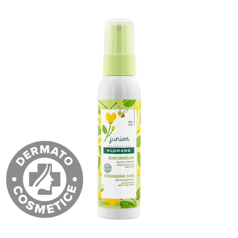 Spray pentru descurcarea parului copiilor cu miere de salcam, 125ml, Klorane Junior — preț și oferte
