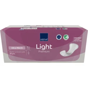 Absorbante anatomice incontinenta usoara, ultra mini 0 premium, 24 bucati, Abena