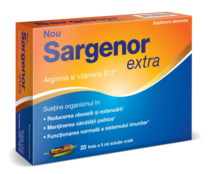Sargenor Extra Solutie orala, 5ml x 20 fiole, Viatris — preț și oferte