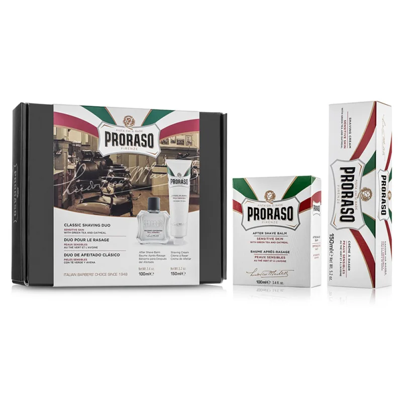 Set pentru barbierit shave duo pack sensitive, 1 bucata, Proraso — preț și oferte