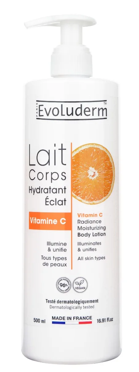 Lapte de corp cu Vitamina C, 500ml, Evoluderm — preț și oferte