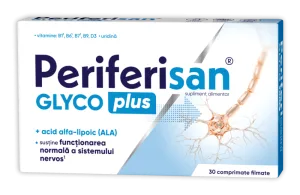 Periferisan Glyco Plus, 30 comprimate filmate, Zdrovit