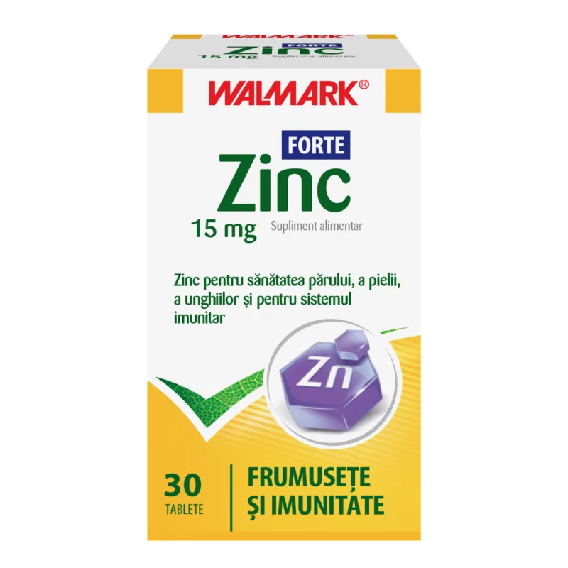 Zinc Forte 15mg, 30 comprimate, Walmark — preț și oferte