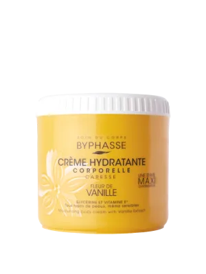 Crema de corp hidratanta cu extract de vanilie, 500ml, Byphasse