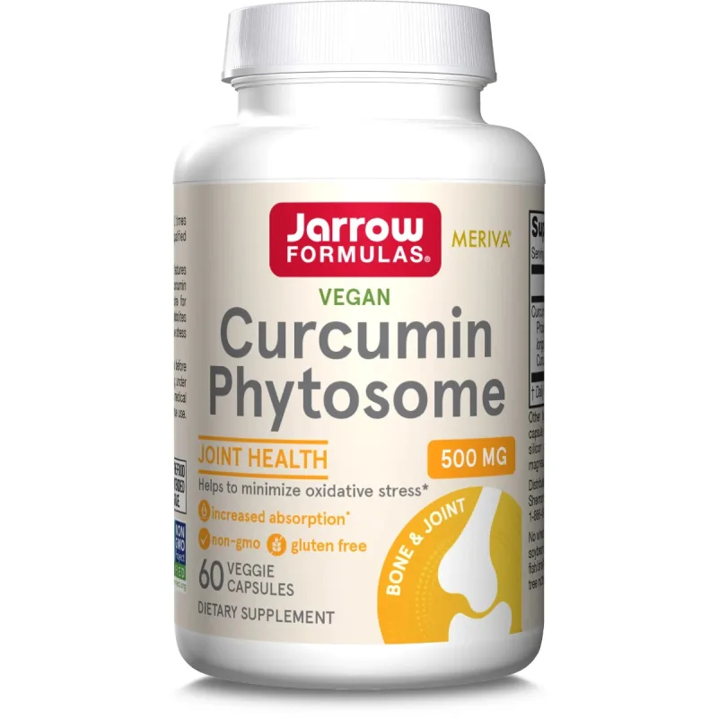 Curcumin Phytosome 500mg Jarrow Formulas, 60 capsule, Secom — preț și oferte