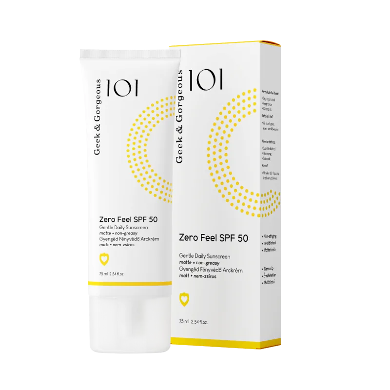 Lotiune cu protectie solara SPF50 Zero Feel, 75ml, Geek&Gorgeous — preț și oferte