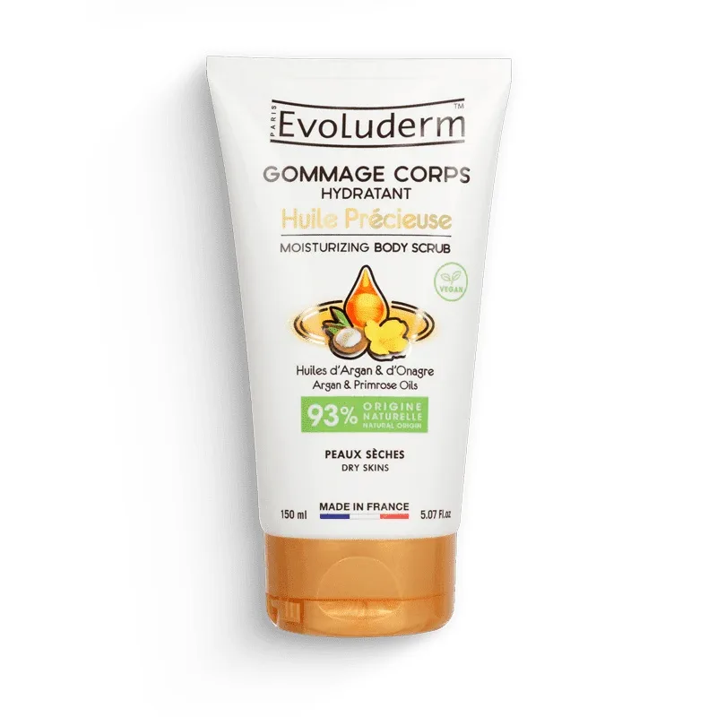 Scrub pentru corp hidratant Huile Précieuse, 150ml, Evoluderm — preț și oferte