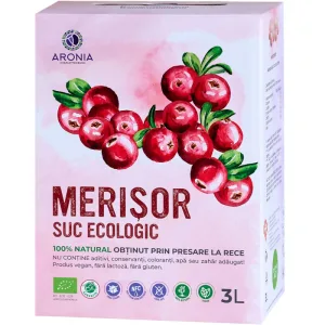 Suc de Merisoare Ecologic, 3L, Aronia Charlottenburg
