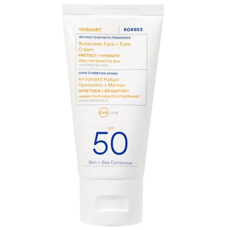 Crema de fata fara parfum cu SPF50, 50ml, Korres — preț și oferte