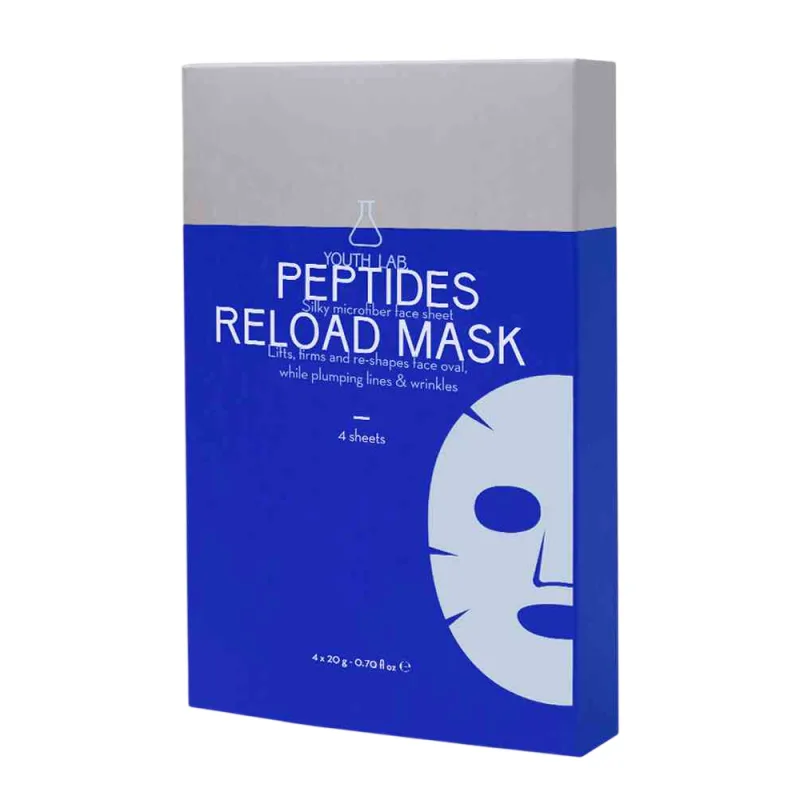 Set masti de fata Peptides Reload, 4 x 20g, Youth Lab — preț și oferte