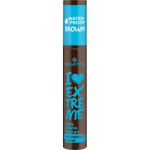 Mascara rezistenta la apa I Love Extreme Crazy Volume Nr. 01 Cozy Brown, 12ml, Essence