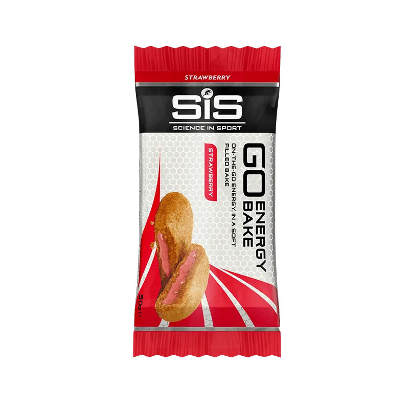 Prajitura energizanta cu capsuni Go Energy Bake, 50g, SiS — preț și oferte