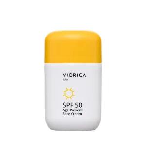 Crema de protectie solara SPF 50 age prevent Solar, 50ml, Viorica