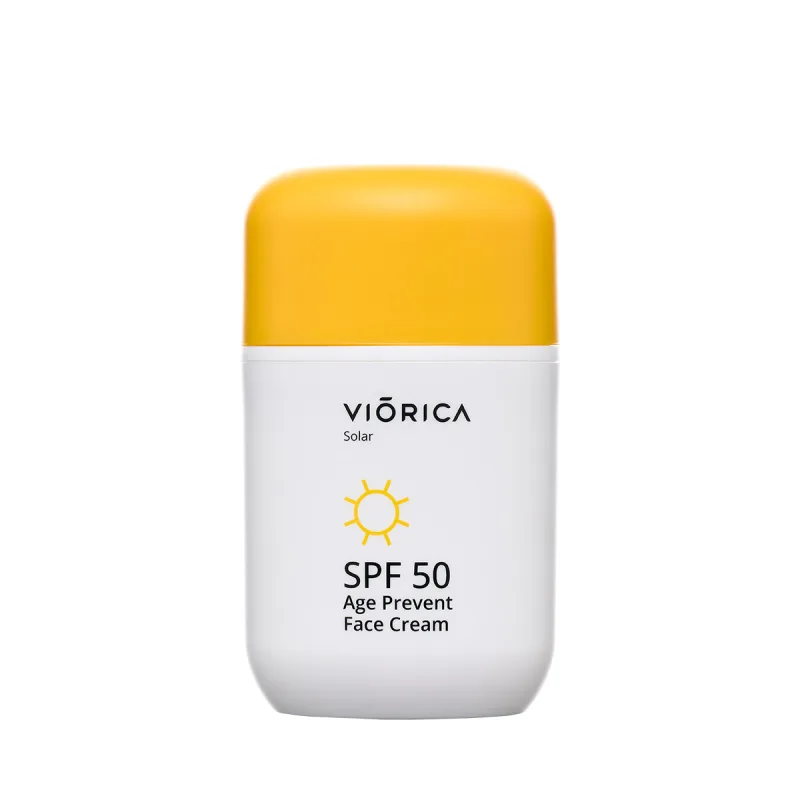 Crema de protectie solara SPF 50 age prevent Solar, 50ml, Viorica — preț și oferte