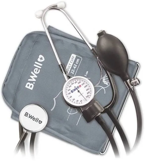 Kit tensiometru aneroid si stetoscop Standard MED-62, 1 bucata, B.Well — preț și oferte