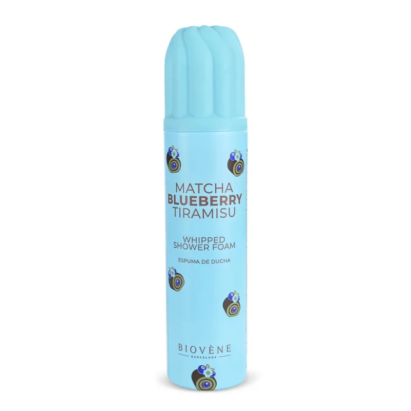 Gel de dus spuma Matcha Blueberry Tiramisu, 250ml, Biovene — preț și oferte