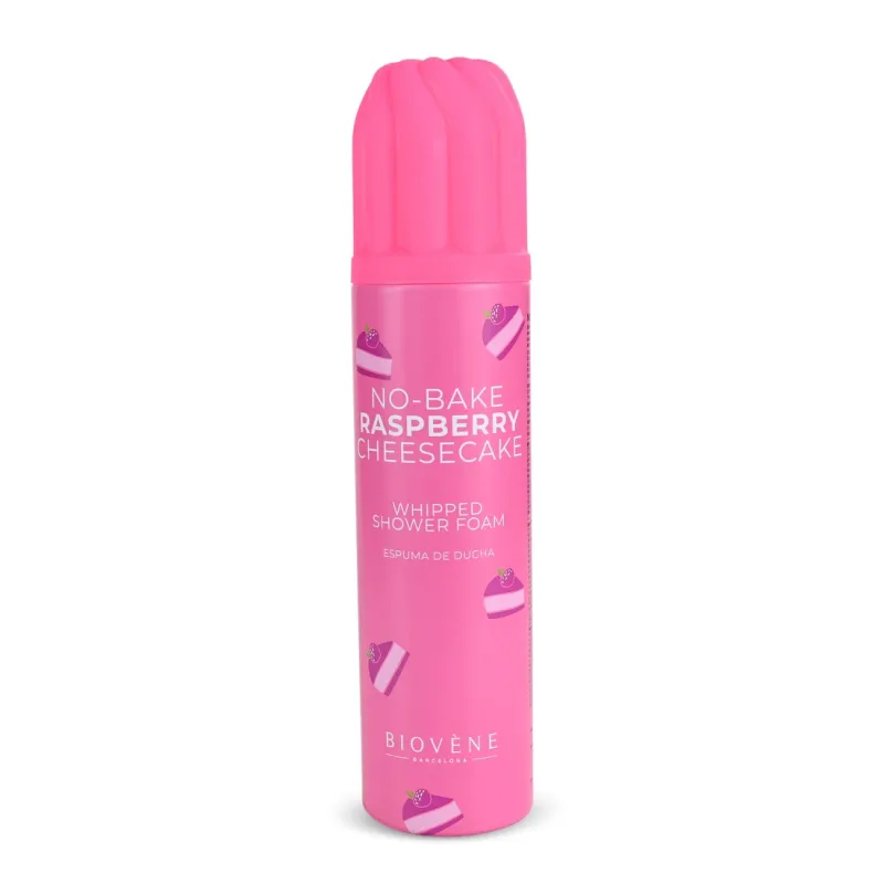 Gel de dus spuma Raspberry Cheesecake, 250ml, Biovene — preț și oferte
