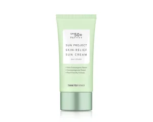 Crema de protectie solara Sun Project Skin Relief Sun Cream SPF50+ PA++++, 50ml, Thank You Farmer