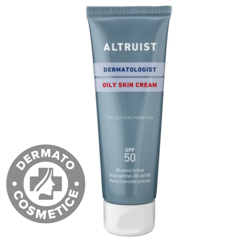 Crema de fata cu protectie solara SPF 50 Oily Skin, 50ml, Altruist — preț și oferte
