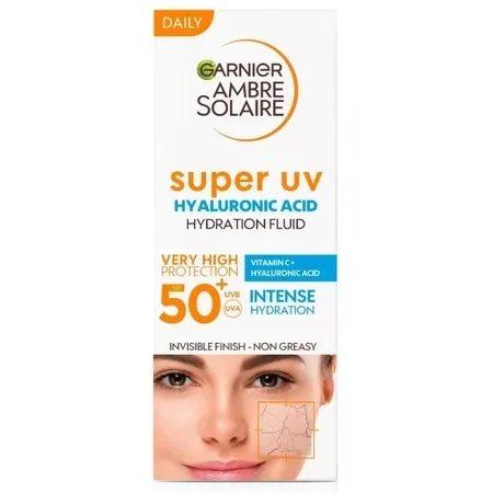 Fluid de fata anti-poluare cu protectie solara SPF 50+ Ambre Solaire, 40ml, Garnier — preț și oferte