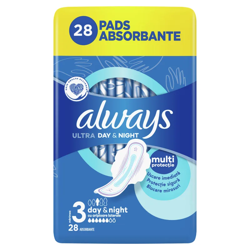 Absorbante Ultra Night, 28 bucati, Always — preț și oferte