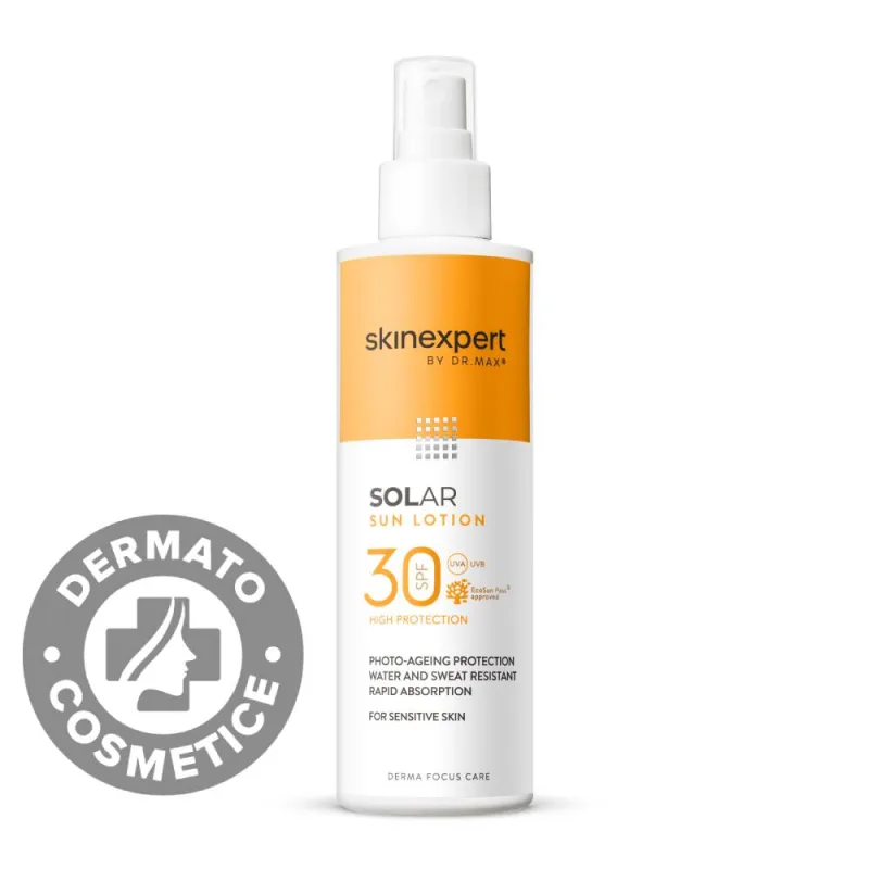 Skinexpert by Dr. Max® Solar Lotiune spray cu protectie solara pentru adulti SPF30, 200ml — preț și oferte