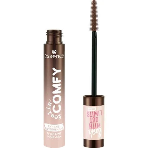 Mascara extreme lengthening & volume brown 01 feelin comfy, 13ml, Essence — preț și oferte
