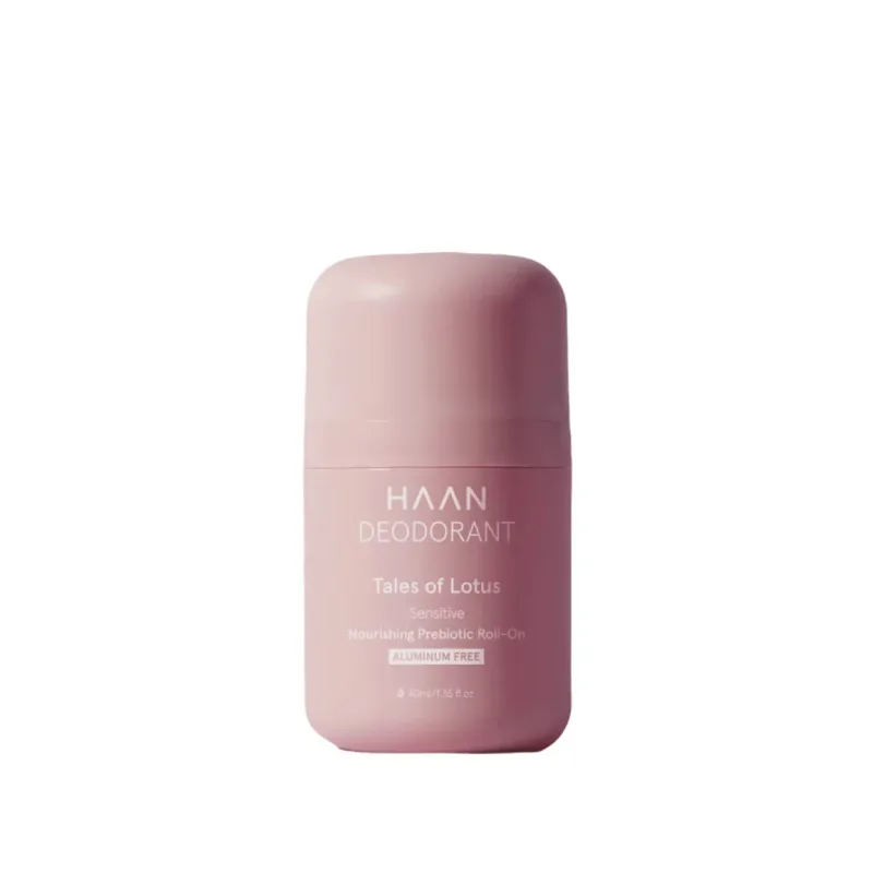 Deodorant roll-on hranitor cu prebiotice cu lotus pentru piele sensibila Tales of Lotus, 40ml, Haan — preț și oferte