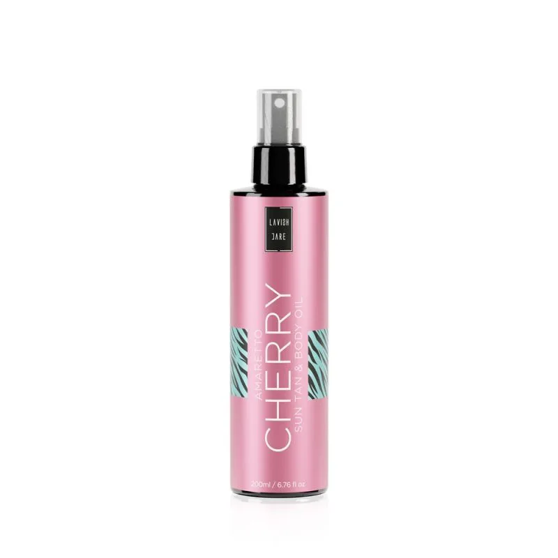 Ulei de corp Sun Tan Oil Cherry Amaretto, 200ml, Lavish Care — preț și oferte