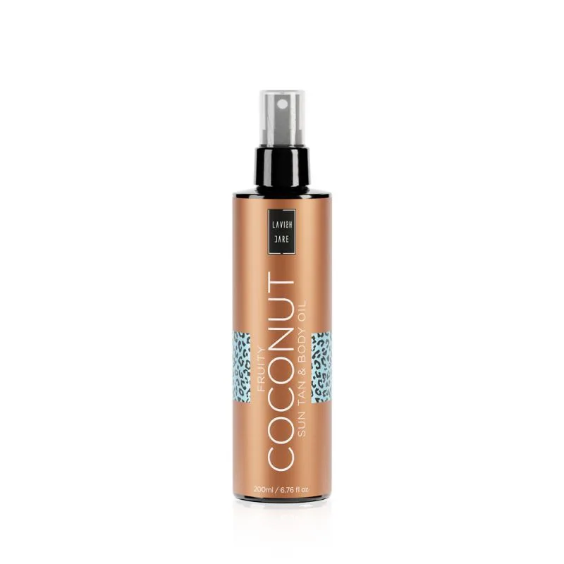 Ulei de corp Sun Tan Oil Fruity Coconut, 200ml, Lavish Care — preț și oferte