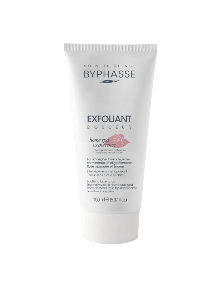 Scrub calmant pentru ten sensibil spre uscat Home Spa, 150ml, Byphasse — preț și oferte