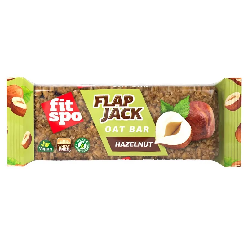 Baton de ovaz cu alune de padure Flapjack, 80g, FitSpo — preț și oferte