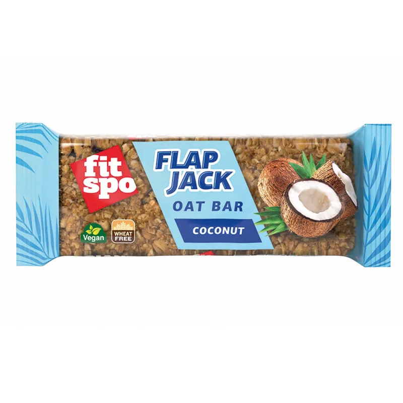Baton de ovaz cu nuca de cocos Flapjack, 80g, FitSpo — preț și oferte