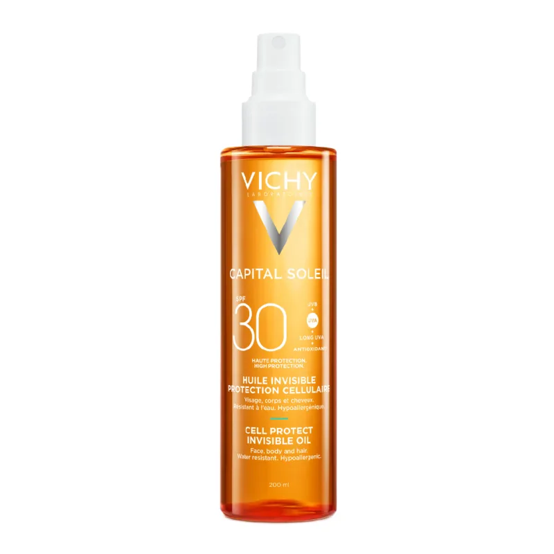 Ulei invizibil SPF30 Capital Soleil, 200 ml, Vichy — preț și oferte