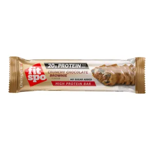 Baton proteic cu brownie crocant Delight, 60g, FitSpo