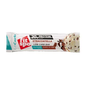 Baton proteic cu stracciatella Locarb, 60g, FitSpo