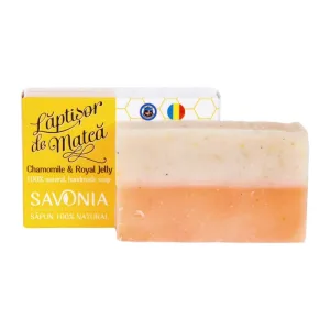 Sapun natural pentru fata maini si corp Musetel si Laptisor de Matca, 90g, Savonia