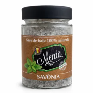 Sare de baie cu menta, 350g, Savonia