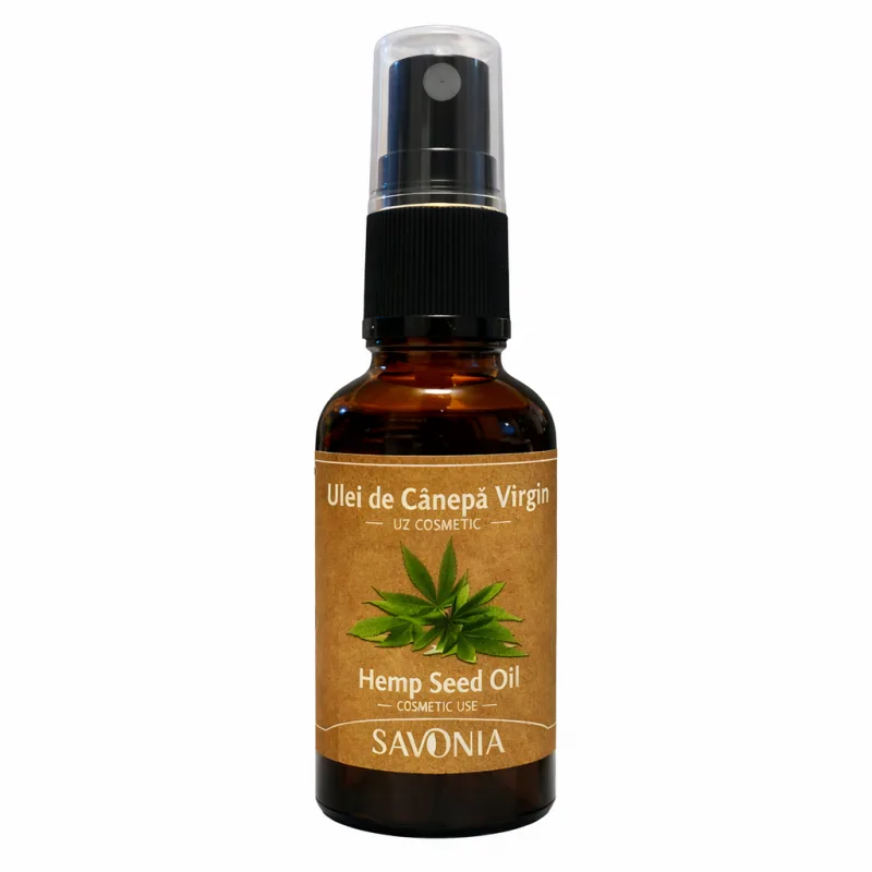 Ulei de canepa virgin, 30ml, Savonia — preț și oferte