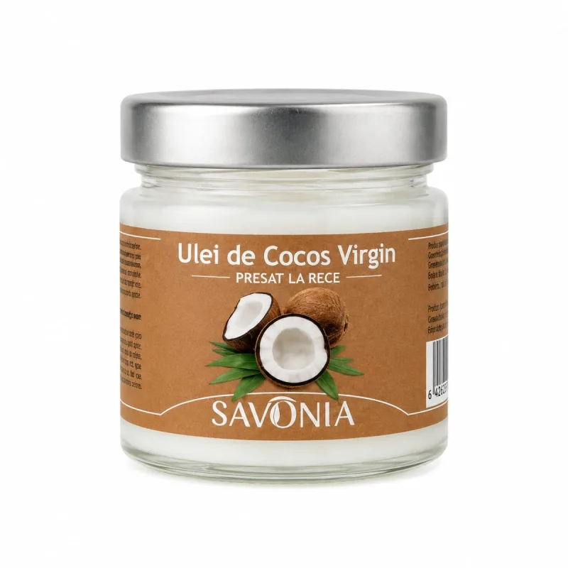 Ulei de Cocos Virgin, 200ml, Savonia — preț și oferte