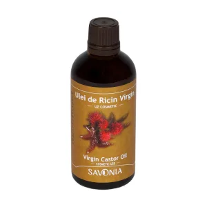 Ulei de ricin virgin pentru uz cosmetic, 100ml, Savonia