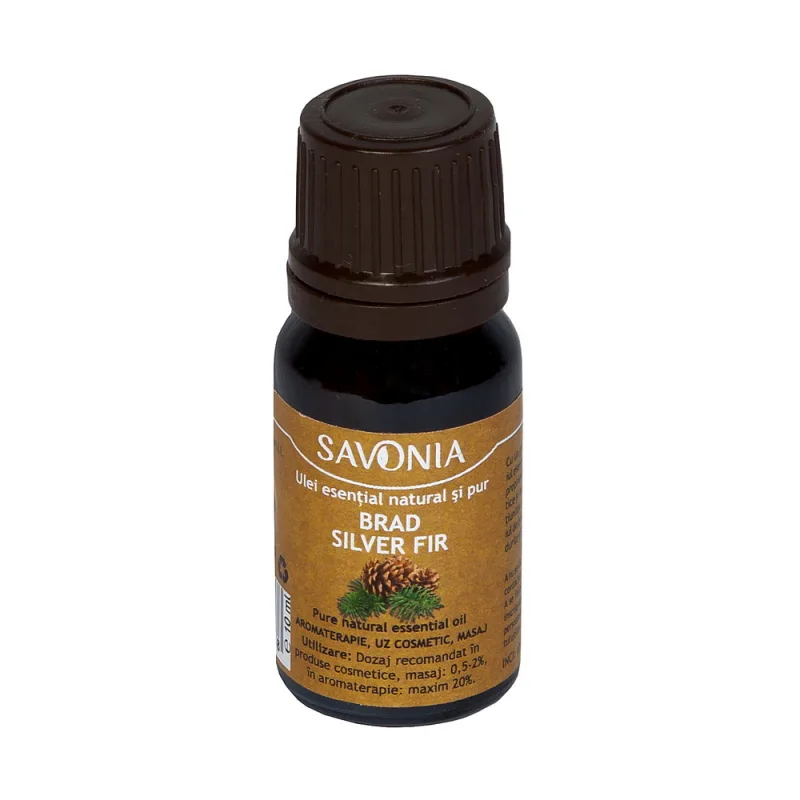 Ulei esential natural si pur de brad, 10ml, Savonia — preț și oferte