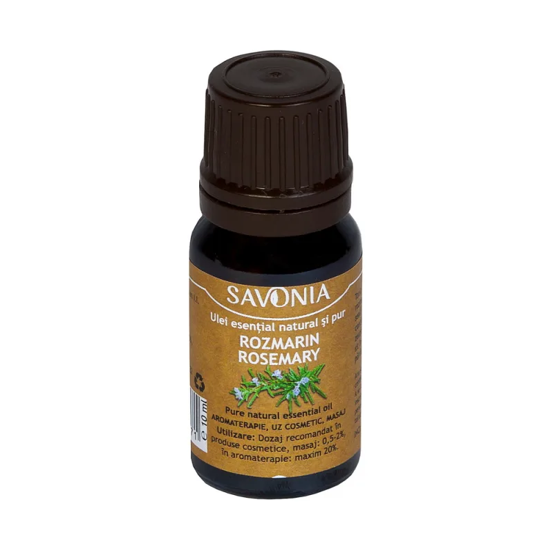 Ulei esential natural si pur de rozmarin, 10ml, Savonia — preț și oferte