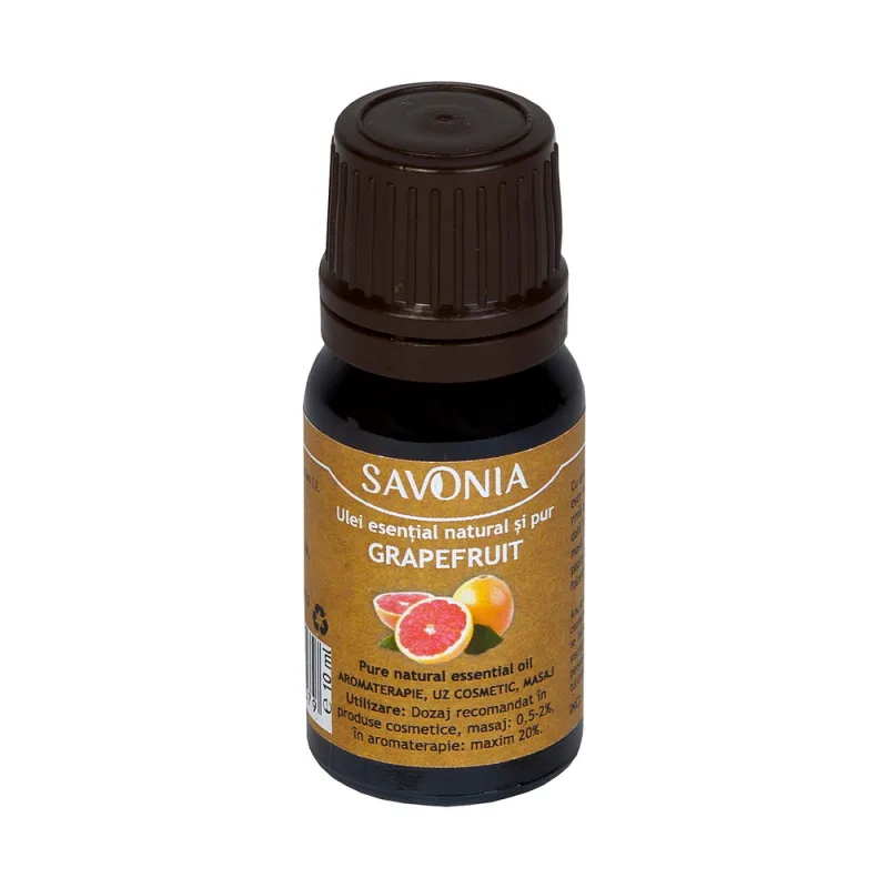 Ulei esential natural si pur de grapefruit, 10ml, Savonia — preț și oferte